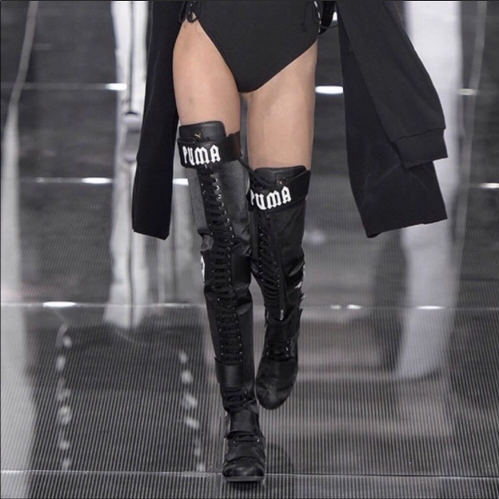Fenty Puma thigh high boots